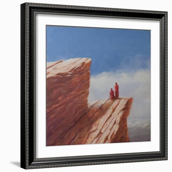 Mountain Walk, Bhutan, 2010-Lincoln Seligman-Framed Giclee Print