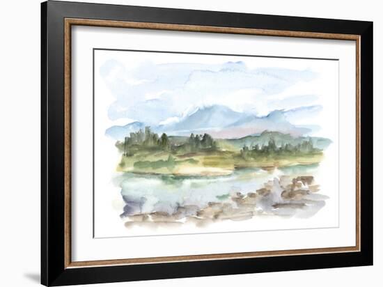 Mountain Watercolor III-Ethan Harper-Framed Art Print