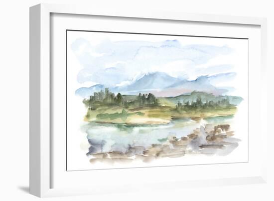 Mountain Watercolor III-Ethan Harper-Framed Art Print