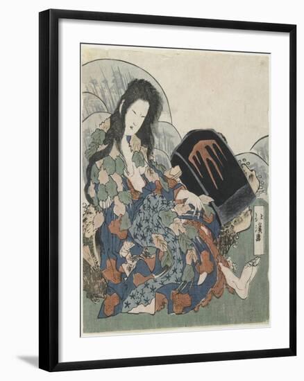 Mountain Witch Holding a Hachet-Toyota Hokkei-Framed Giclee Print