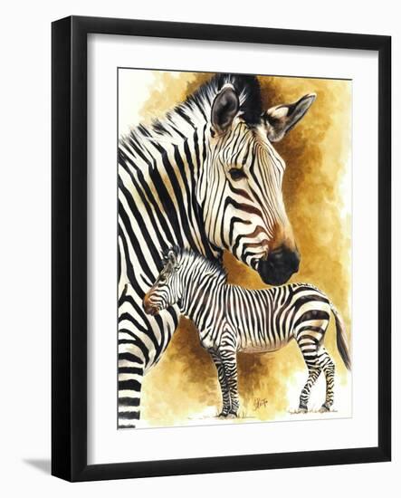 Mountain Zebra-Barbara Keith-Framed Giclee Print