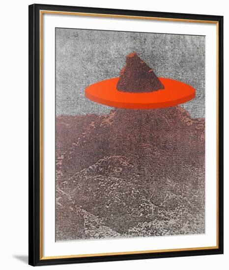 Mountain-Menashe Kadishman-Framed Limited Edition