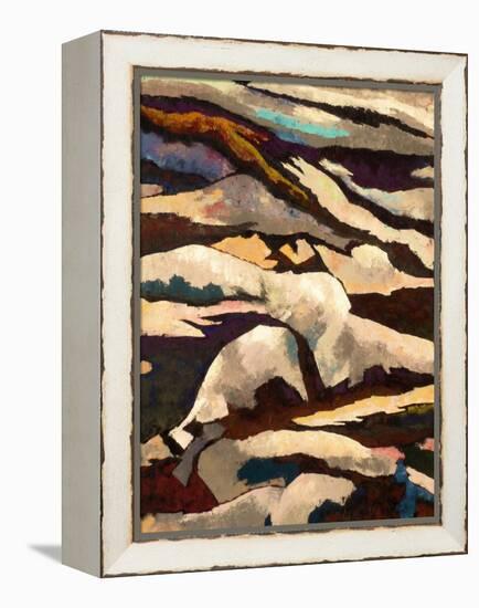 Mountain-Hyunah Kim-Framed Stretched Canvas