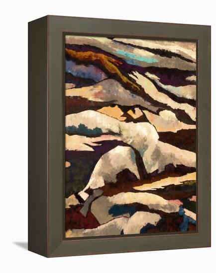 Mountain-Hyunah Kim-Framed Stretched Canvas