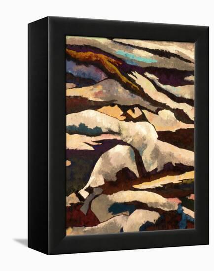 Mountain-Hyunah Kim-Framed Stretched Canvas