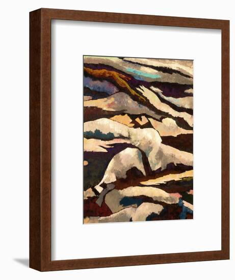 Mountain-Hyunah Kim-Framed Art Print