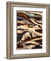 Mountain-Hyunah Kim-Framed Art Print