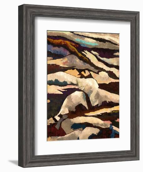 Mountain-Hyunah Kim-Framed Art Print