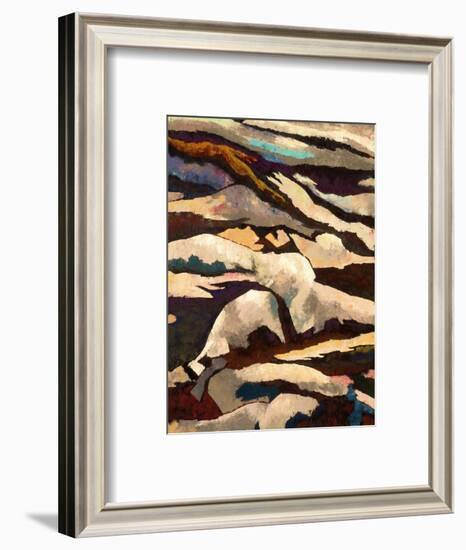 Mountain-Hyunah Kim-Framed Art Print