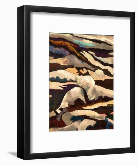 Mountain-Hyunah Kim-Framed Art Print