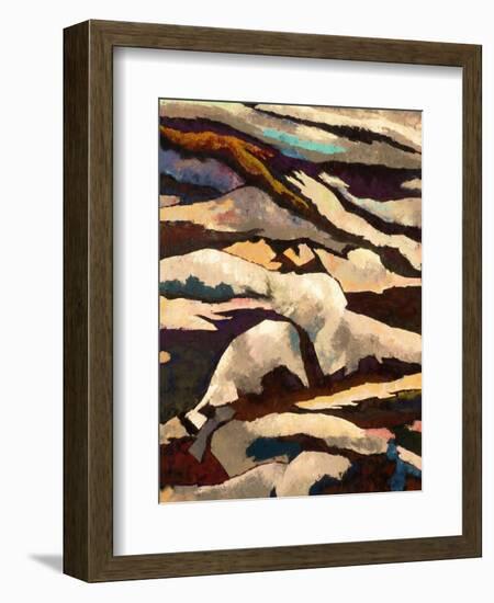 Mountain-Hyunah Kim-Framed Art Print