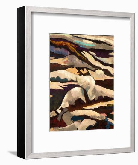 Mountain-Hyunah Kim-Framed Art Print