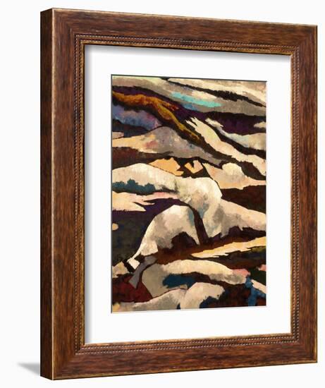 Mountain-Hyunah Kim-Framed Art Print