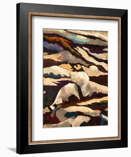 Mountain-Hyunah Kim-Framed Art Print