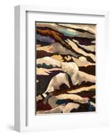 Mountain-Hyunah Kim-Framed Art Print