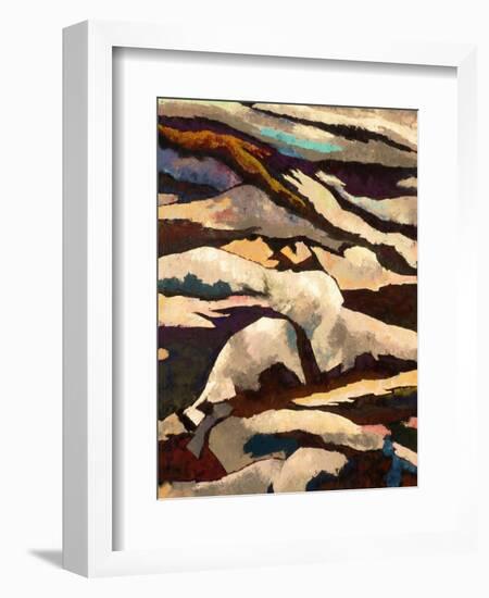 Mountain-Hyunah Kim-Framed Art Print
