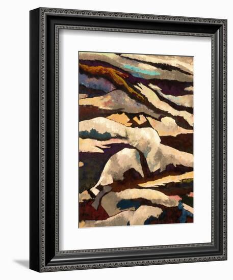 Mountain-Hyunah Kim-Framed Art Print