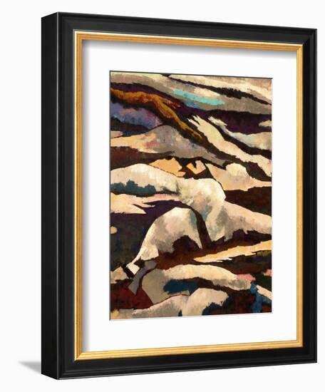 Mountain-Hyunah Kim-Framed Art Print