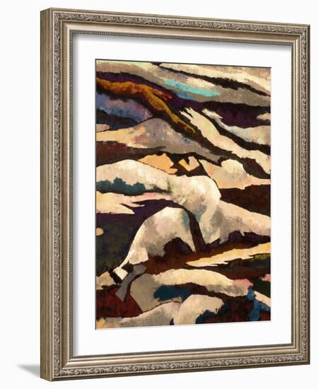 Mountain-Hyunah Kim-Framed Art Print