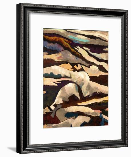 Mountain-Hyunah Kim-Framed Art Print