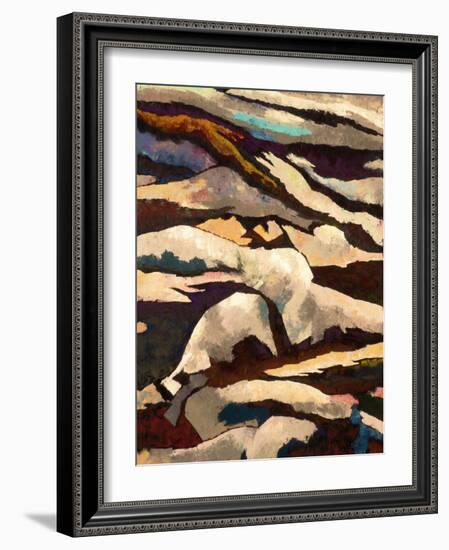 Mountain-Hyunah Kim-Framed Art Print