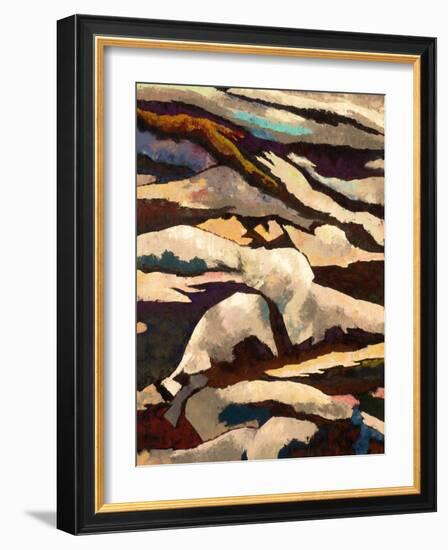 Mountain-Hyunah Kim-Framed Art Print