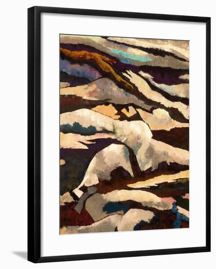 Mountain-Hyunah Kim-Framed Art Print