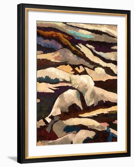 Mountain-Hyunah Kim-Framed Art Print