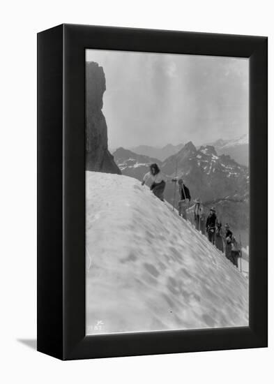 Mountaineers in the North Cascades, ca. 1909-Ashael Curtis-Framed Premier Image Canvas