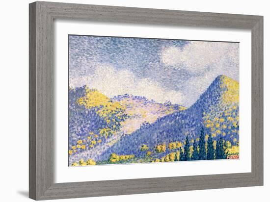 Mountainous Landscape, 1896-Henri-Edmond Cross-Framed Giclee Print