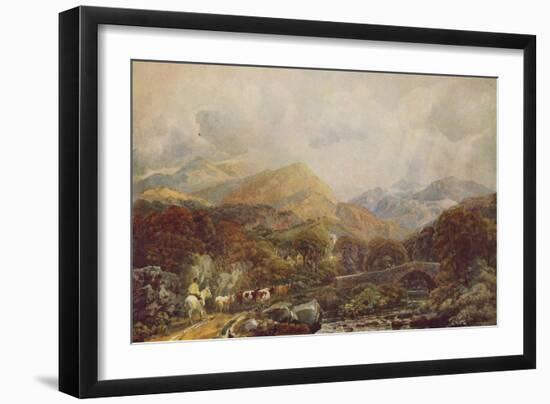 'Mountainous Landscape', c19th century-Peter De Wint-Framed Giclee Print