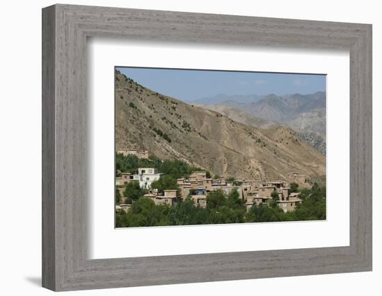 Mountainous Panjshir Valley Which Endures Six-Month Winters-Alex Treadway-Framed Photographic Print