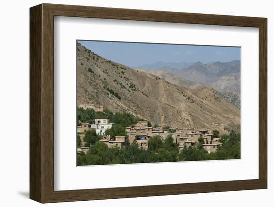 Mountainous Panjshir Valley Which Endures Six-Month Winters-Alex Treadway-Framed Photographic Print