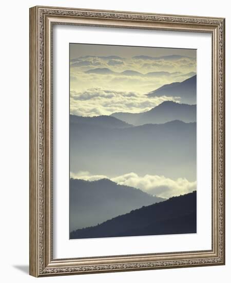 Mountains and Clouds, Tennessee, USA-Adam Jones-Framed Photographic Print