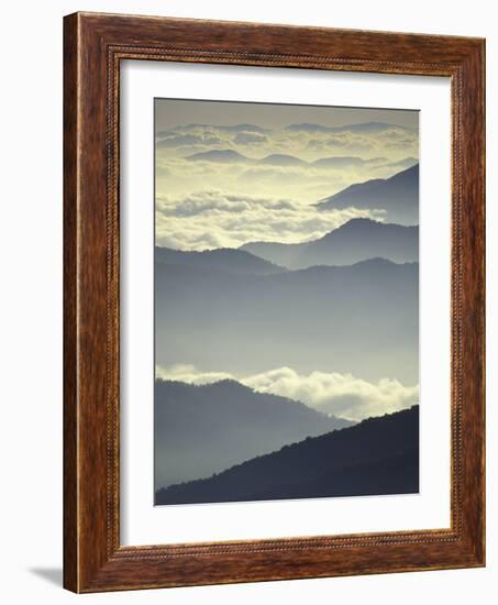 Mountains and Clouds, Tennessee, USA-Adam Jones-Framed Photographic Print