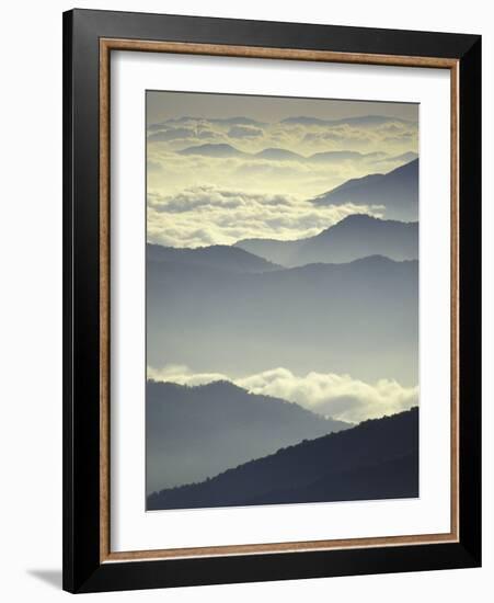 Mountains and Clouds, Tennessee, USA-Adam Jones-Framed Photographic Print