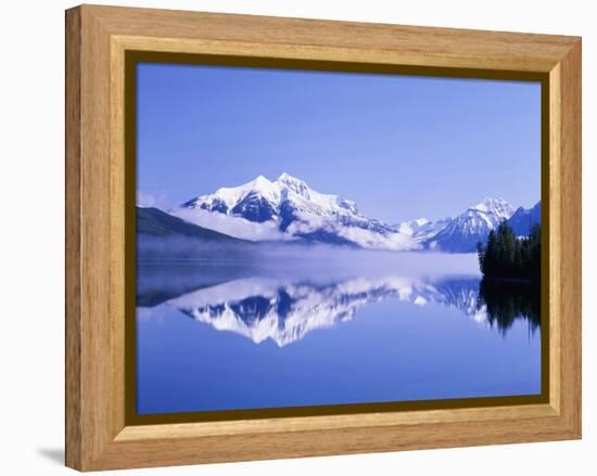 Mountains and Lake McDonald-Steve Terrill-Framed Premier Image Canvas