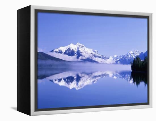 Mountains and Lake McDonald-Steve Terrill-Framed Premier Image Canvas