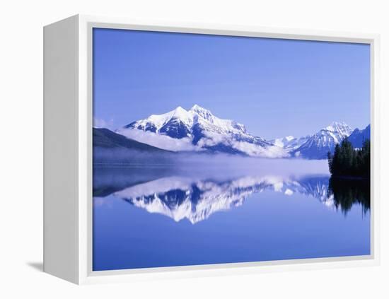 Mountains and Lake McDonald-Steve Terrill-Framed Premier Image Canvas