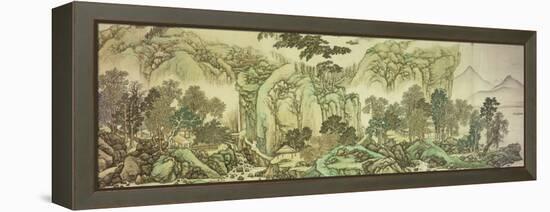 Mountains and River Without End (Part 1)-Cai Jia-Framed Premier Image Canvas