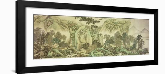 Mountains and River Without End (Part 1)-Cai Jia-Framed Giclee Print