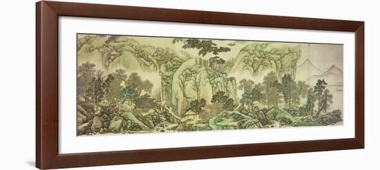 Mountains and River Without End (Part 1)-Cai Jia-Framed Giclee Print