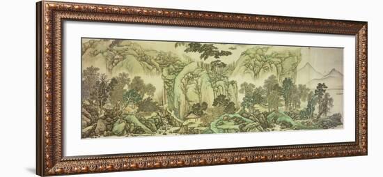 Mountains and River Without End (Part 1)-Cai Jia-Framed Giclee Print