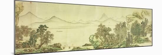 Mountains and River Without End (Part 2)-Cai Jia-Mounted Giclee Print