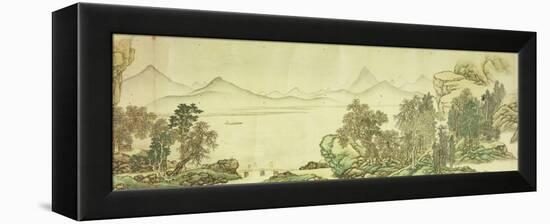 Mountains and River Without End (Part 2)-Cai Jia-Framed Premier Image Canvas