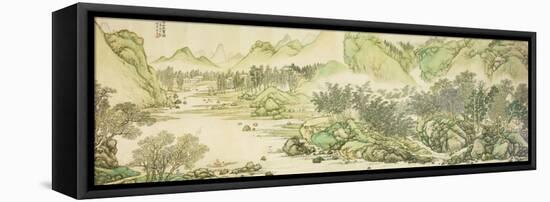 Mountains and River Without End (Part 3)-Cai Jia-Framed Premier Image Canvas