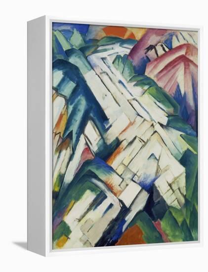 Mountains (Formerly Landscape), 1911/12-Franz Marc-Framed Premier Image Canvas