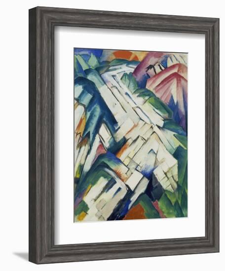 Mountains (Formerly Landscape), 1911/12-Franz Marc-Framed Giclee Print