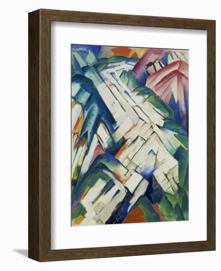 Mountains (Formerly Landscape), 1911/12-Franz Marc-Framed Giclee Print