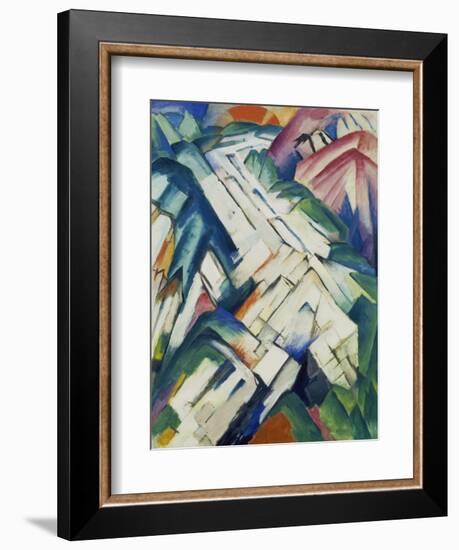 Mountains (Formerly Landscape), 1911/12-Franz Marc-Framed Giclee Print